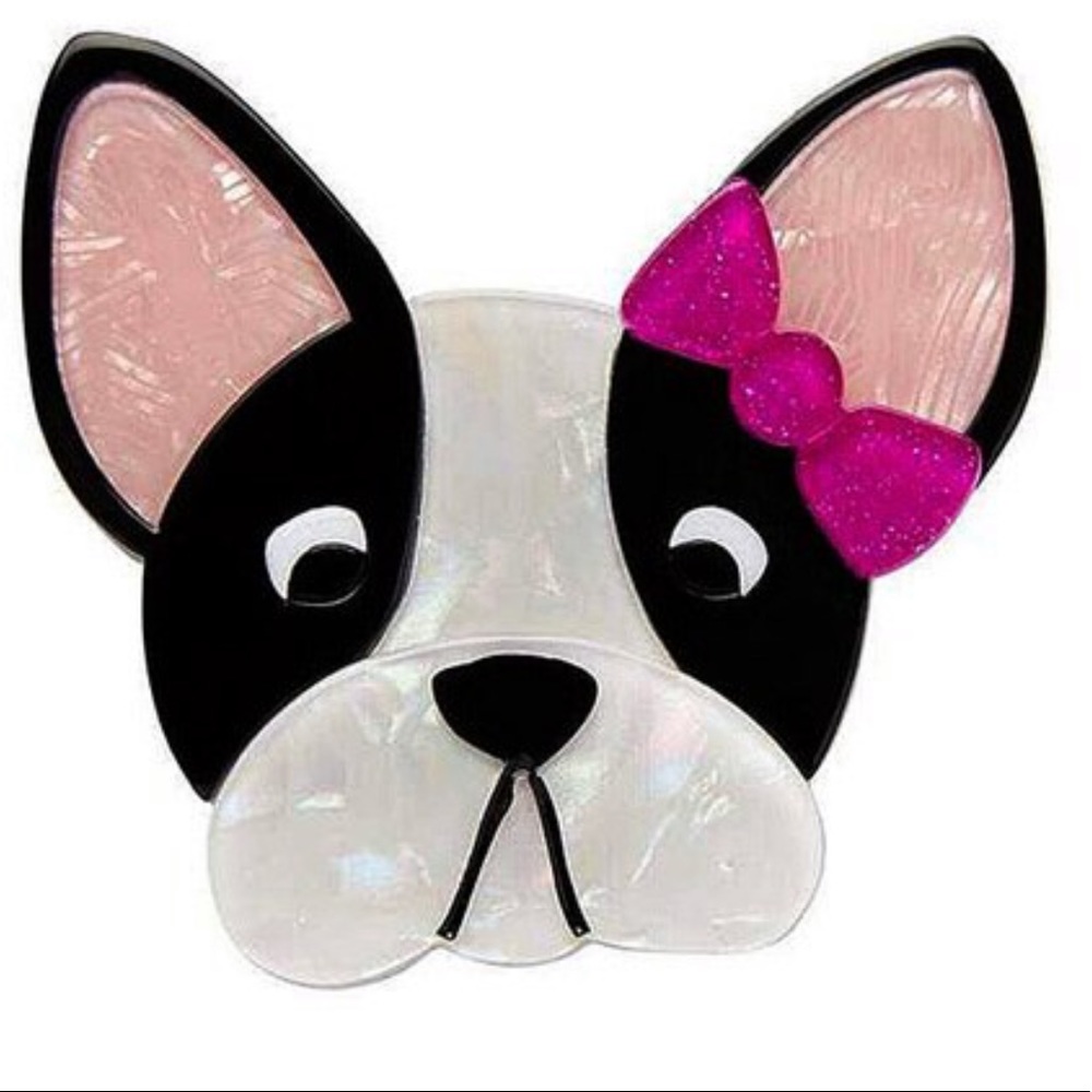 Erstwilder Felicia the Frenchie Brooch New